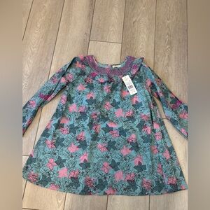 Peek Floral Kids Dress - Pink and Blue size 10 NWT